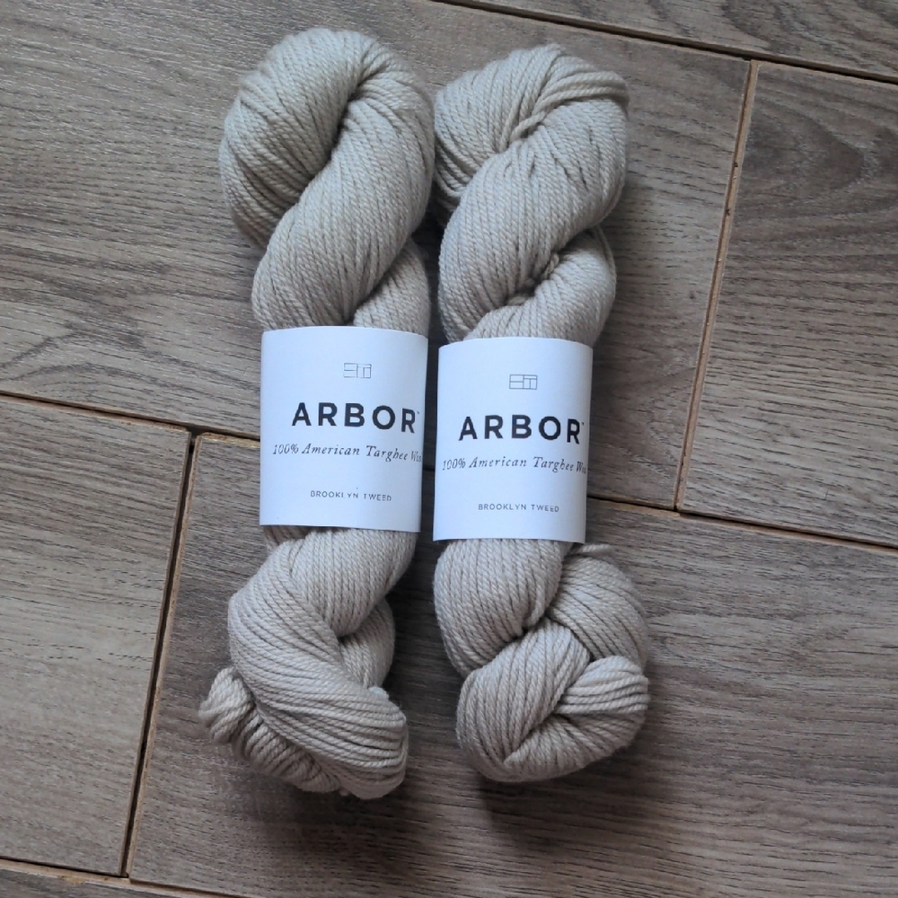 Brooklyn Tweed Arbor Yarn in Cream